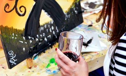 Two-Hour BYOB Painting Class for One or Two at Tipsy Paint Studio (Up to 48% Off)