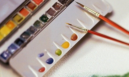 BYOB Watercolor-Painting Class for One or Two at Watercolor with Aaron S. Bivins (Up to 45% Off)   