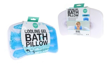 Spa Life Non-Slip Cooling Gel Bath Pillow