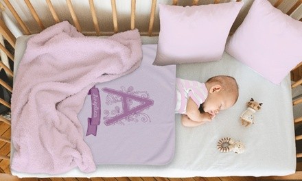 One or Two 30''x40'' Personalized Baby Blankets from Monogram Online (Up to 27% Off)