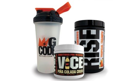 Nutritional Supplements and Products from GCode Nutrition (Up to 53% Off). Two Options Available.