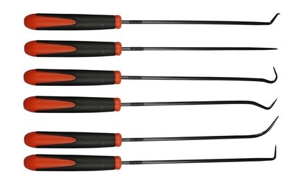 6-Piece Rust-Resistant Pick and Hook Set