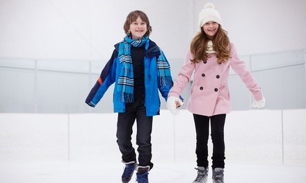 Open Skate for Two or Four or Skating School at Allen Community Ice Rink (Up to 79% Off). 3 Options Available.