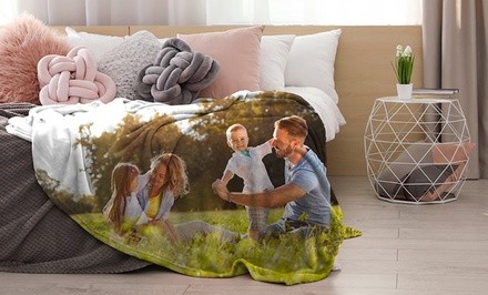 Personalized Fleece Photo Blankets from CanvasOnSale (Up to 94% Off). Three Sizes Available.
