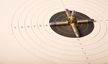 $28 for a Shooting Range Visit for Two with Gun Rental, Ammo, and Safety Gear at Adventure Outdoors ($52 Value)