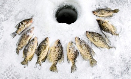 Six-Hour Small or Large Portable Ice Fishing Cabin Rental with Gear at Wet N Wild Outfitters (Up to 20% Off)
