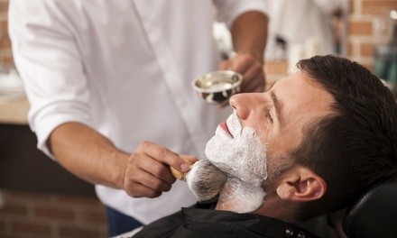 One Men's Haircut and Shampoo or Men's Grooming Package at Heavenly Hands Barber Salon (Up to 64% Off)