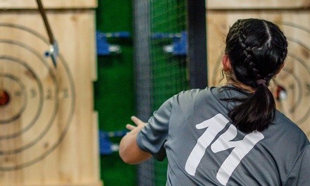 $89 for 60-Minute Axe Throwing Session for Four at Endorphin Factory ($100 Value)