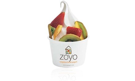 $12.50 for Five vouchers, Each Good for $4 Worth of Frozen Yogurt at Zoyo Neighborhood Yogurt ($20 Value)