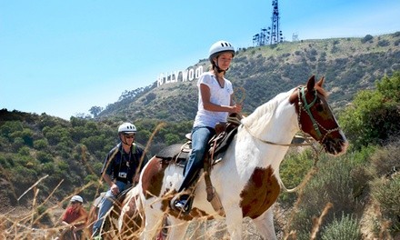 $49 for a One-Hour Weekday Horseback Tour for Two from Sunset Ranch Hollywood ($80 Value)