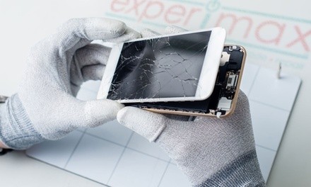 iPhone or iPad Repair and Battery Replacement Services at Experimax (Up to 38% Off). 14 Options Available.