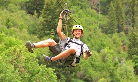 24% Off Zipline Canopy Tour for One at Provo Canyon Adventures. Two Options Available.