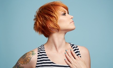 $55 for Single Process Color with Haircut and Blow-Dry from Sarah Heston at Ruby Salon ($140 Value)