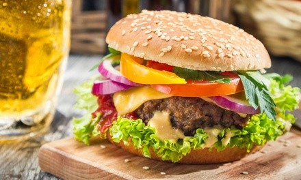 Casual American Food for Two or Four at Dice Burger (37% Off)