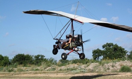 Introductory Powered Hang-Gliding Flight for One or Two from Fly Texas (44% Off)