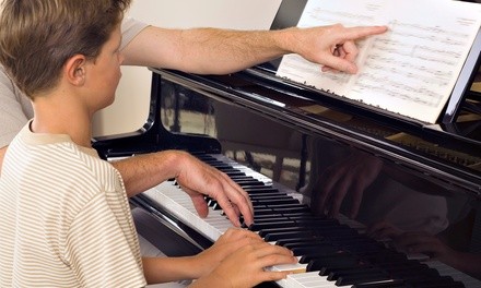 Two or Four Piano or Guitar Lessons at The Piano Studio (Up to 50% Off)