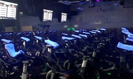 5 or 10 ndoor Cycling or BARN Fitness Classes at CB CycleBarn (Up to 71% Off)