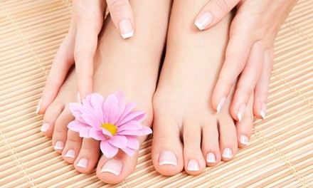 Mani-Pedi with Option for Facial, Shampoo, and Blow-Dry at Summit Salon Academy (Up to 38% Off)