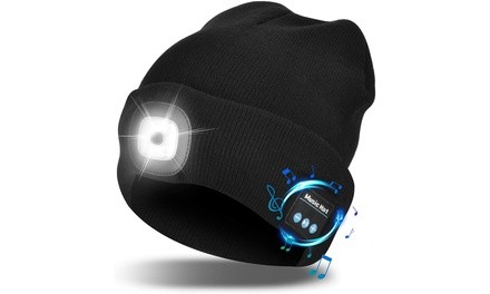 Bluetooth LED Hat  Wireless Smart Cap Headset Headphone