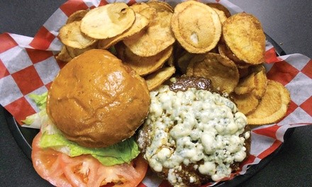 Pizzas, Burgers, and Barbecue at Joe's Garage Sports Pub (Up to 40% Off)