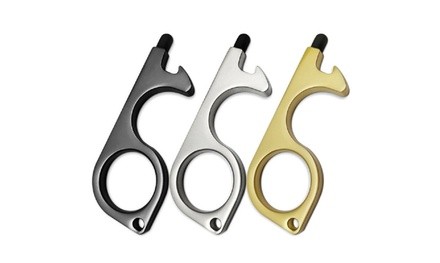 3 Pack No Touch - Door Opener W/ Key Chain Touch Sensitive Tip 