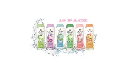 10 Pack Olay Fresh Outlast Body Wash - 200ML