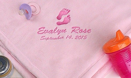 Personalized Embroidered Baby Blanket (1- or 2-Pack) from GiftsForYouNow.com (Up to 48% Off)