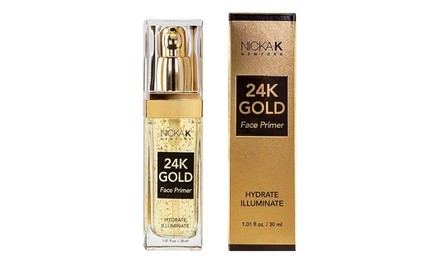 NK 24K Gold Face Primer Hydrate Illuminate Lightweight Makeup Soft Finish 30ml