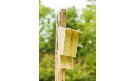 Wooden Bat House