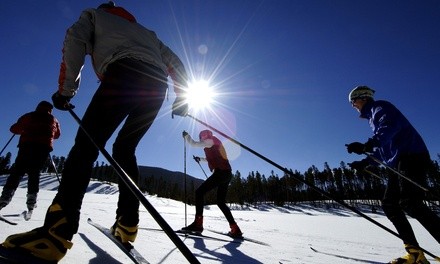 1 or 2 Trail Passes with Ski or Snowshoe Rental Gear at Colorado Cross Country Ski Association (Up to 54% Off)