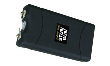 3,000,000 Volt Stun Gun with LED Flashlight and Nylon Carrying Case