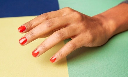 Pedicure or Manicure at Be Pampered Medi Foot Spa (Up to 33% Off). Eight Options Available.