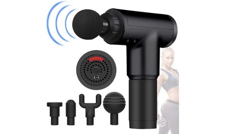 Deep Tissue Massage Gun with Interchangeable Heads  