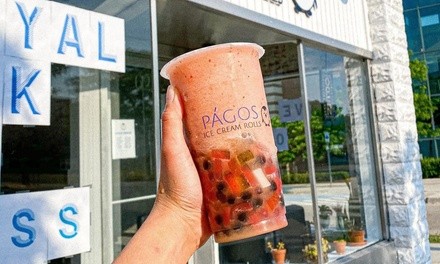 Ice Cream & Drinks for Takeout and Dine-In if Available at Págos Ice Cream Rolls and Drinks (Up to 30% Off)