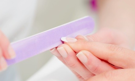 Spa Manicure or Gel Manicure with Paraffin Wax at Salon 100 (Up to 43% Off). Four Options Available.