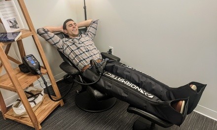 One or Three NormaTec Leg Compression-Therapy Sessions at Shelton Sports and Spine (Up to 61% Off)