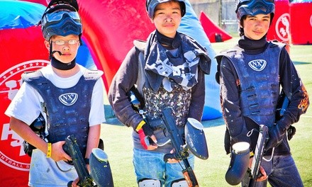 Low-Impact Paintball Admission for Up to Twelve with Guns and Masks from Paintball Tickets (Up to 81% Off)