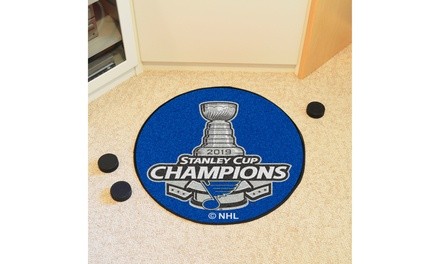 St. Louis Blues 2019 Stanley Cup Champions Puck Mat 27