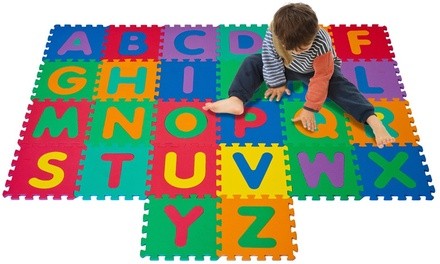 Hey! Play! Foam Floor Alphabet Puzzles Mat For Kids