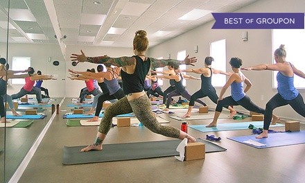 Five or Ten Hot-Yoga Classes at Synergy Hot Yoga (Up to 52% Off)  