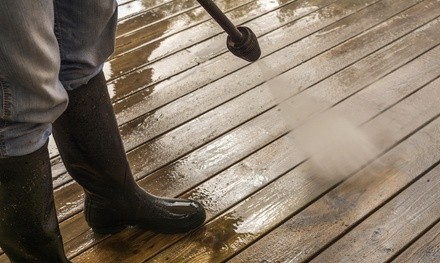 Sidewalk or Concrete Pressure Washing from American Pro Washer (55% Off)