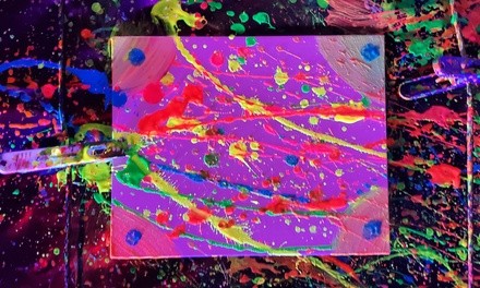 Paint Splatter Studio Session or Party at KandiSparklez CraftWorld (Up to 35% Off). Four Options Available.