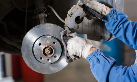 Brake-Pad Replacement for Front, Rear, or All Wheels at JD Auto Customs (Up to 36% Off)