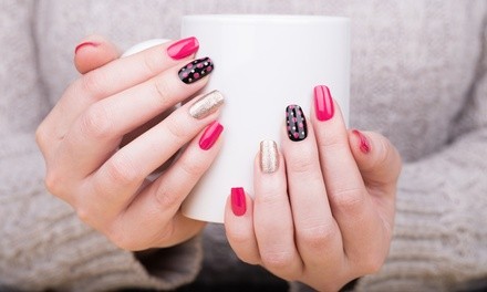 One Shellac/No-Chip Manicure with Optional Stamp Nail Art for Two Nails at Nails by Liz (Up to 50% Off)