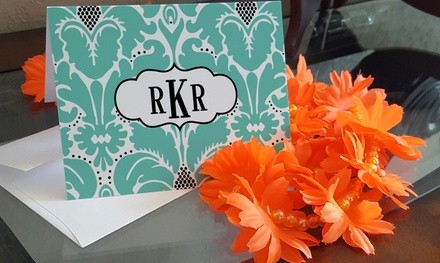 25, 50, or 75 Custom Flat or Folded Note Cards from Paper Concierge (Up to 79% Off)