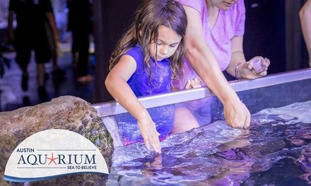 Admission for Two or Four with $24 Food Credit at Austin Aquarium (Up to 30% Off). Two Options Available. 