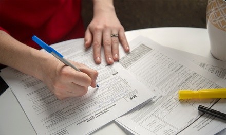 Personal Tax Return for All Ages or Small Business Tax Return at 800USTAX (Up to 72% Off)