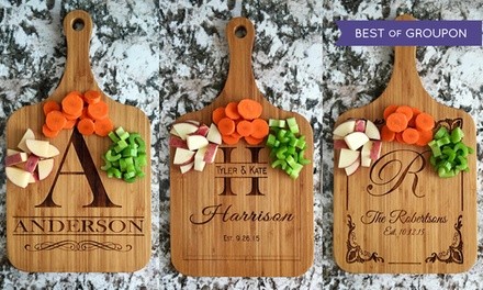 One, Two, Three, or Four Custom Wooden Serving Boards from Qualtry (Up to 61% Off)