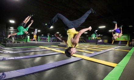 One 60-Minute Jump Pass at Get Air (Up to 25% Off). Two Options Available.