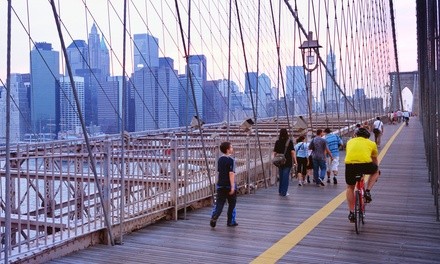 Bike Rental from Unlimited Biking: Brooklyn Bridge Sightseeing (Up to 56% Off). 6 Options Available.  